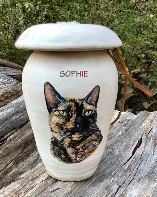 CUSTOM Cat Portrait Urn